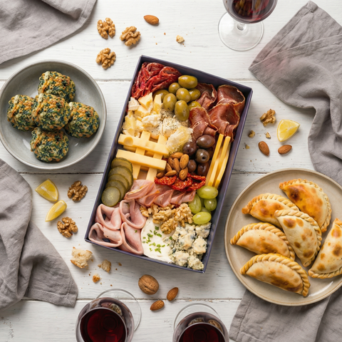 1 Picada Catering Chica + 6 Buñuelos + 6 Empanadas