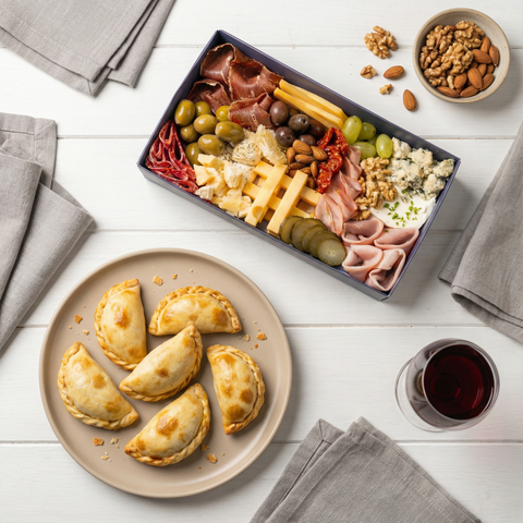 1 Picada Catering Chica + 6 Empanadas