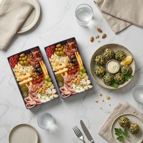 2 Picadas Catering Chicas + 8 Buñuelos